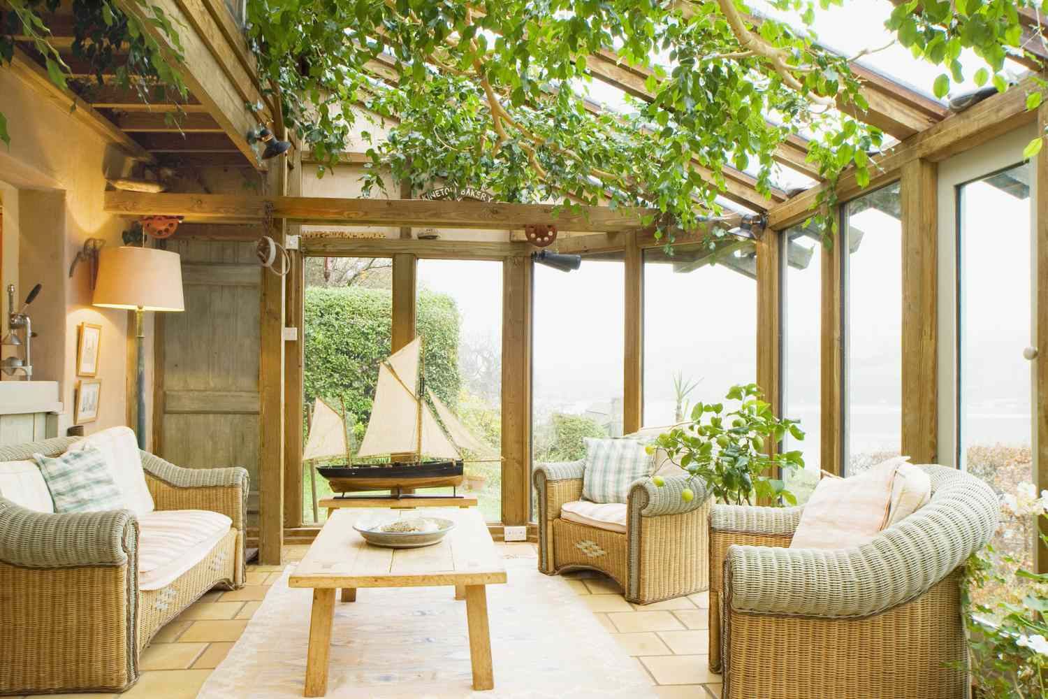 Sunroom outdoor living space