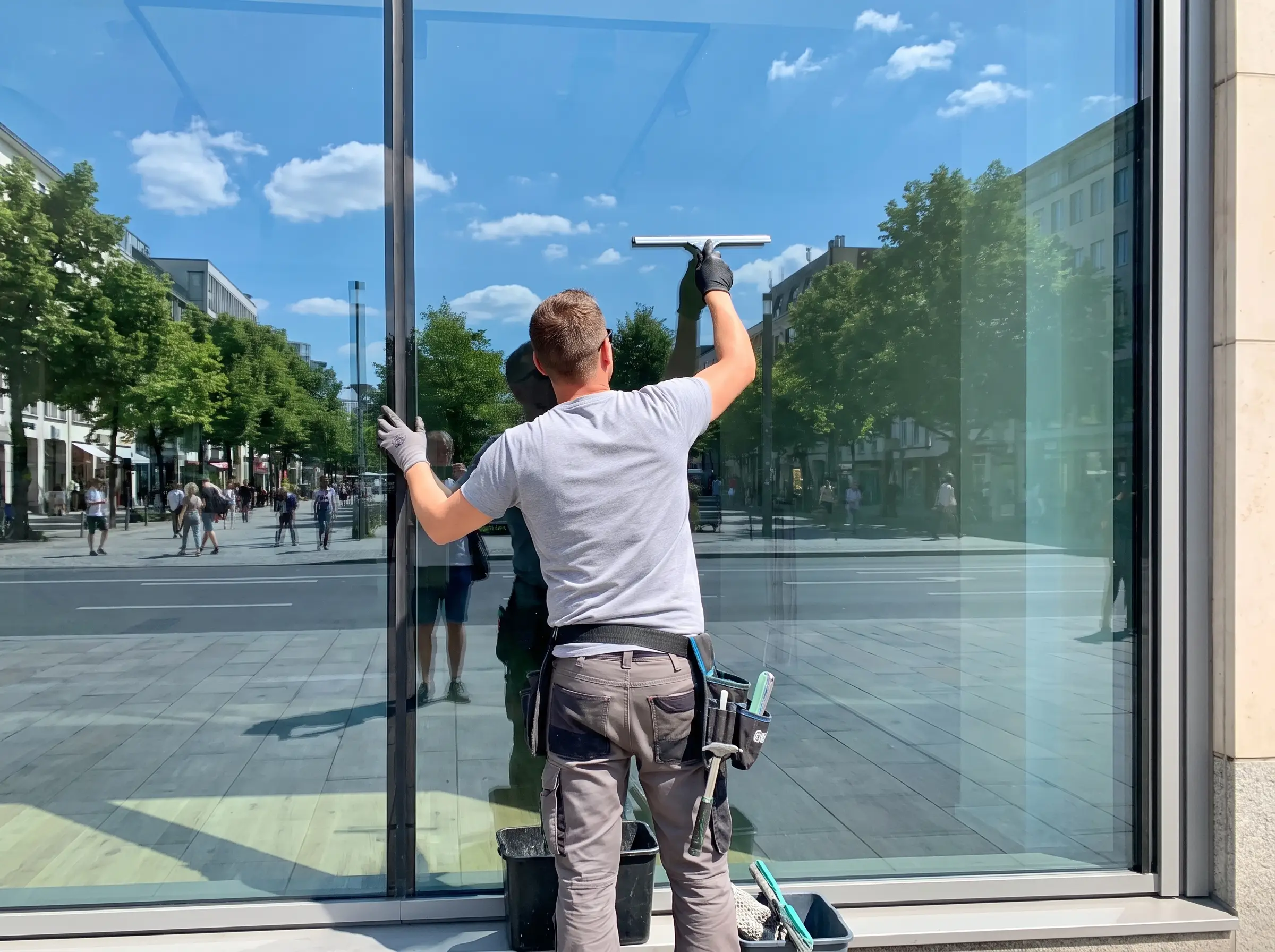 Sparkling clean residential windows