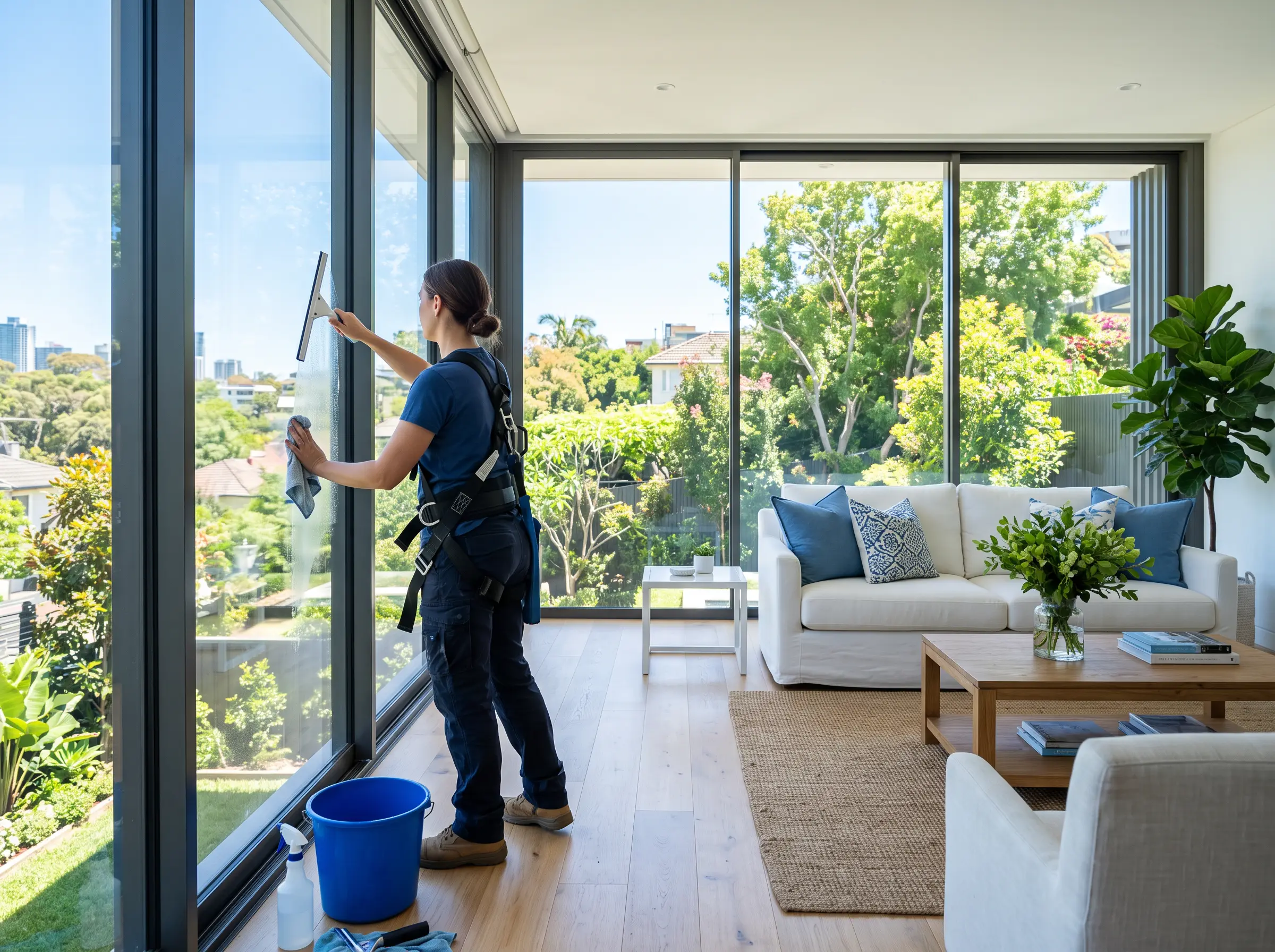 Pressure washing service