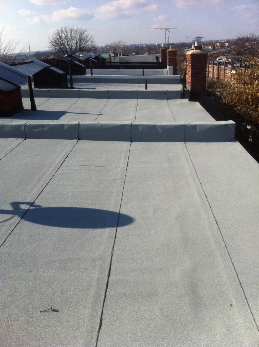 Roofing project by B & W Contracting