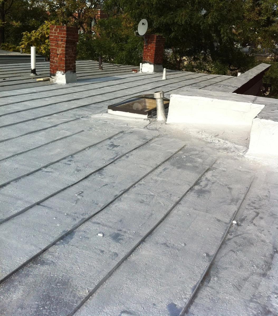 Residential roofing project by B & W Contracting