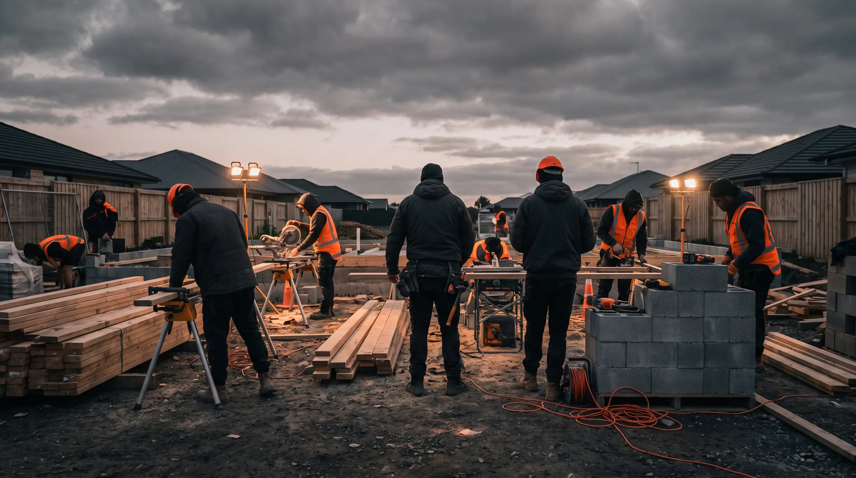 Roofing & Exterior crew on a job