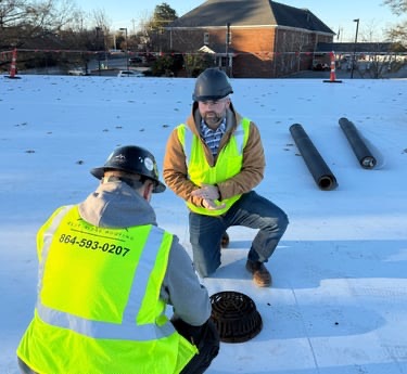Commercial roofing project