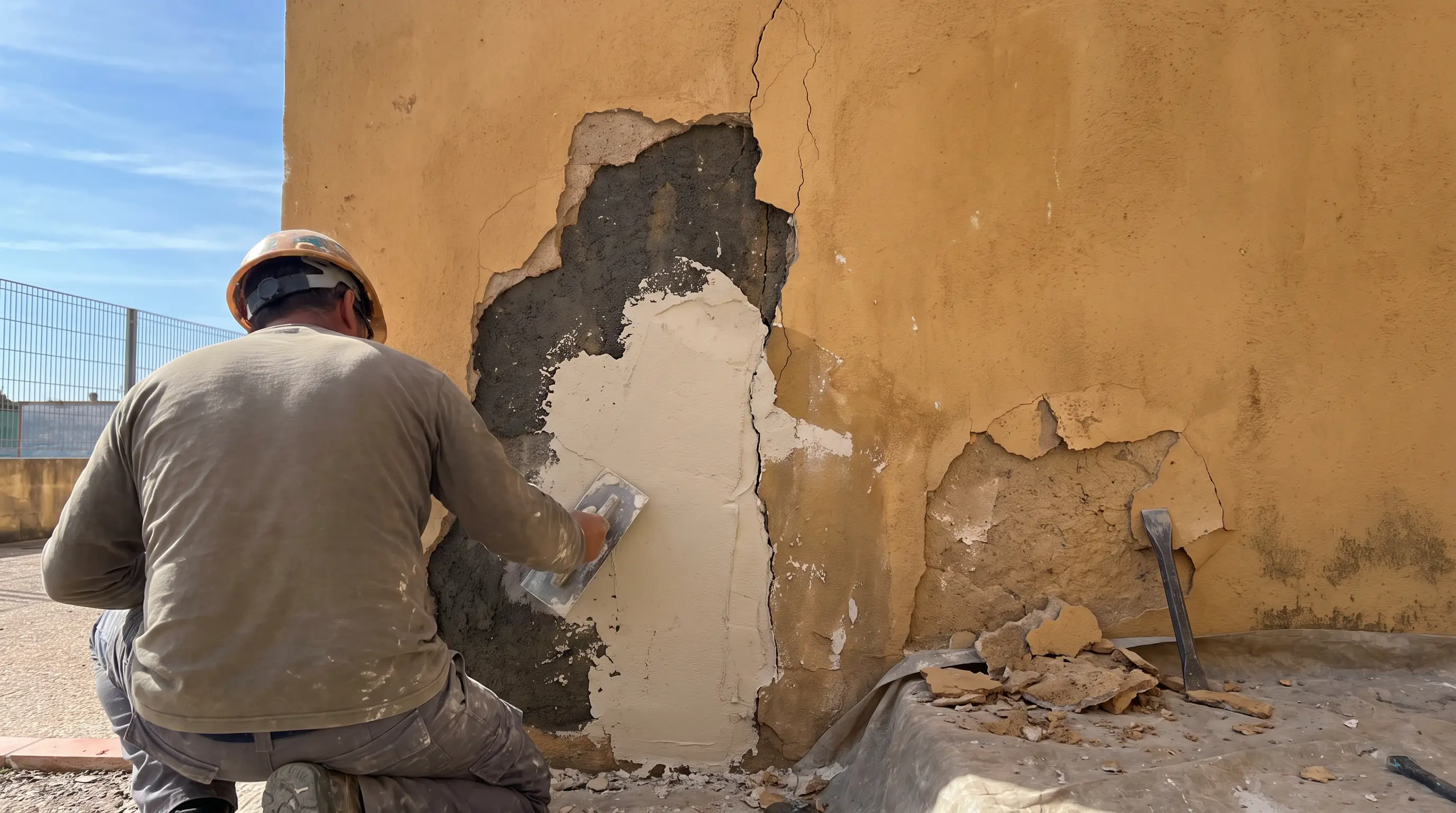 Plaster patch and repair work