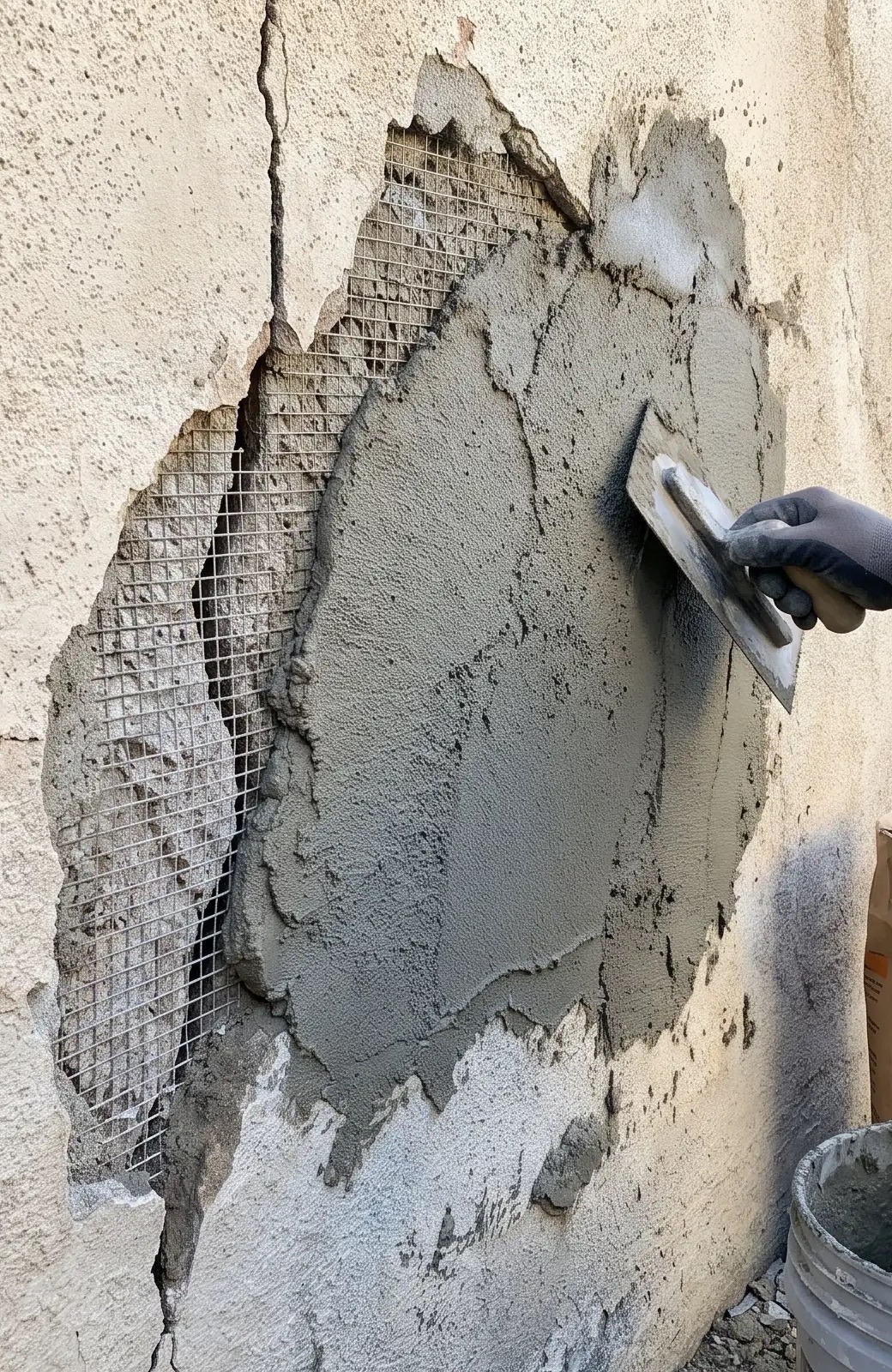 Finished residential plastering