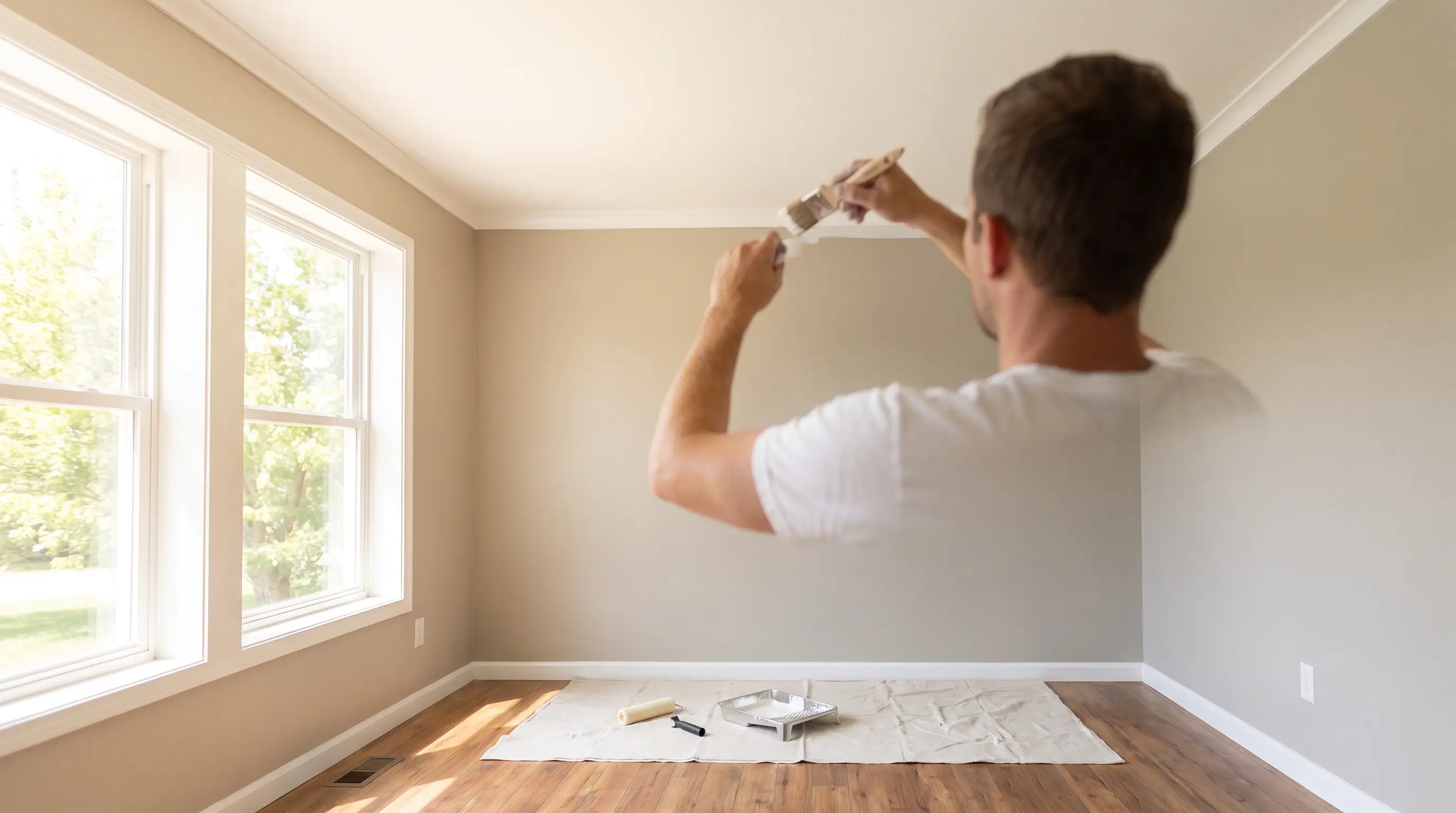 Painting Contractor crew on a job