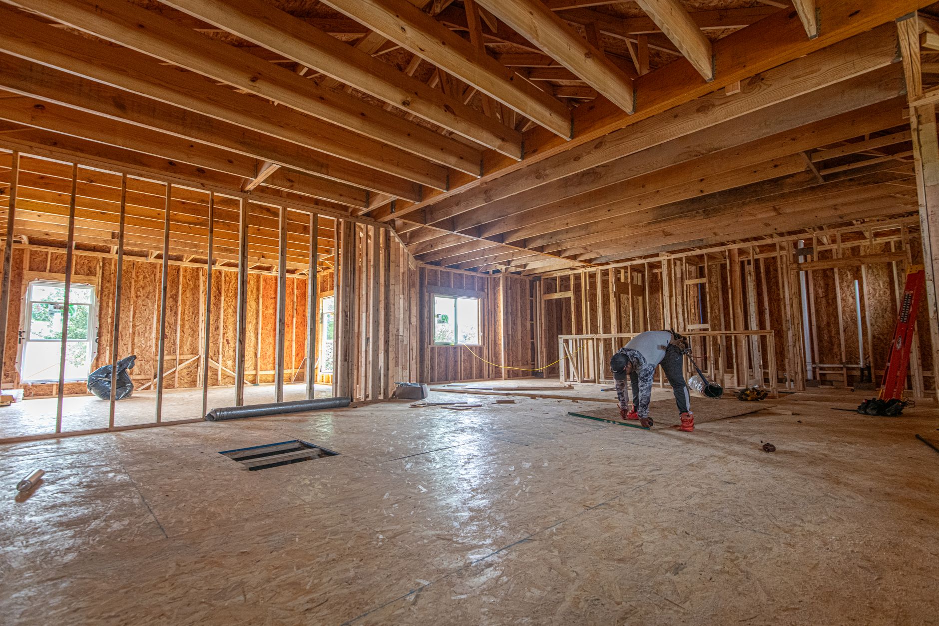 Commercial construction in progress