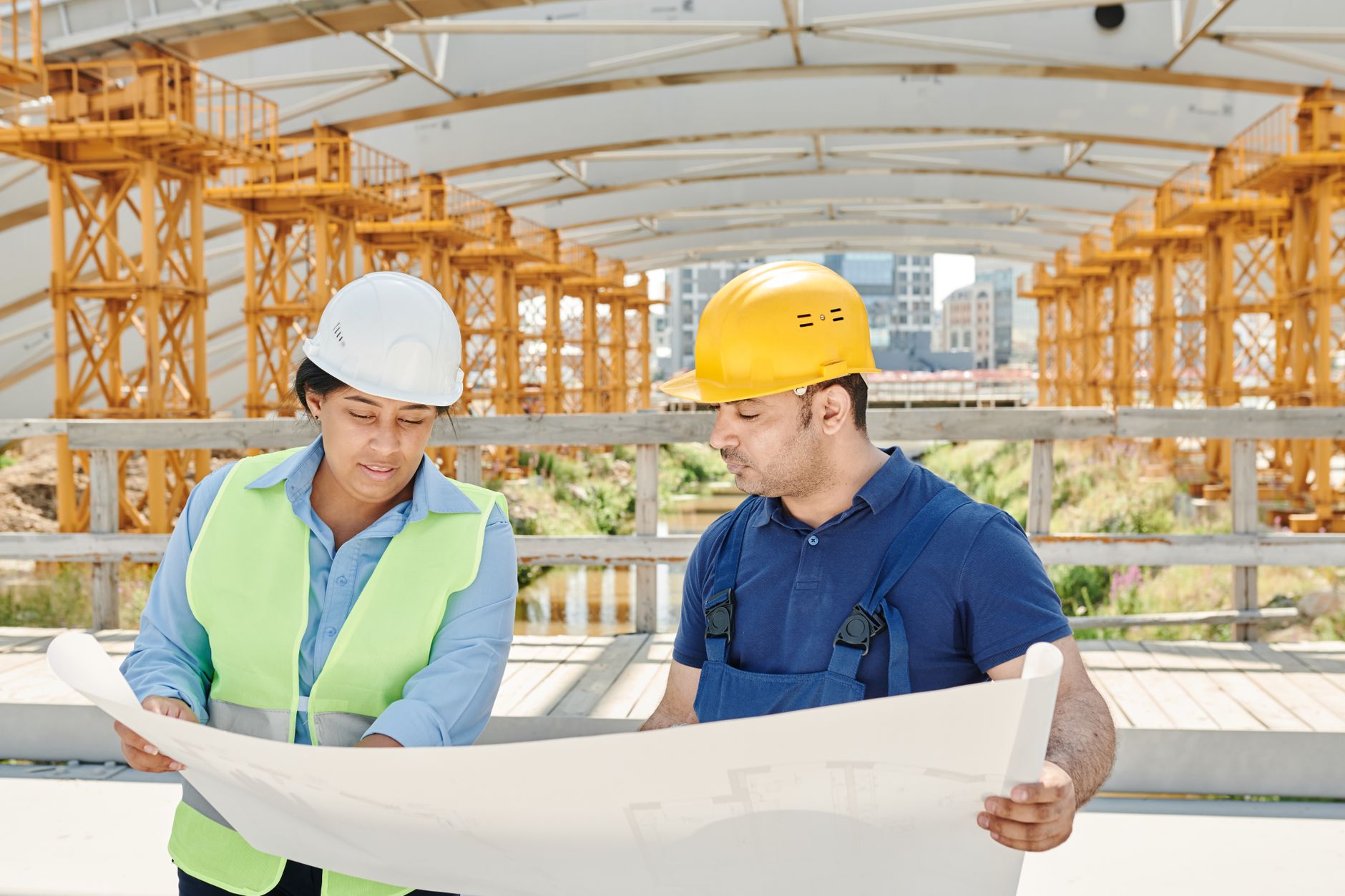 Crew on a jobsite