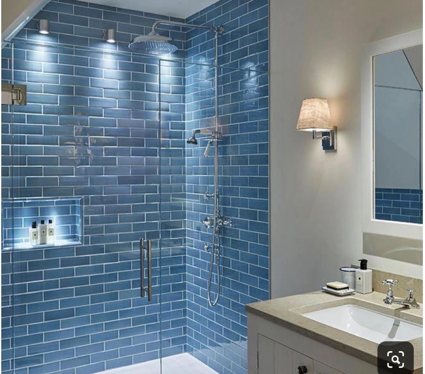 Finished bathroom remodel