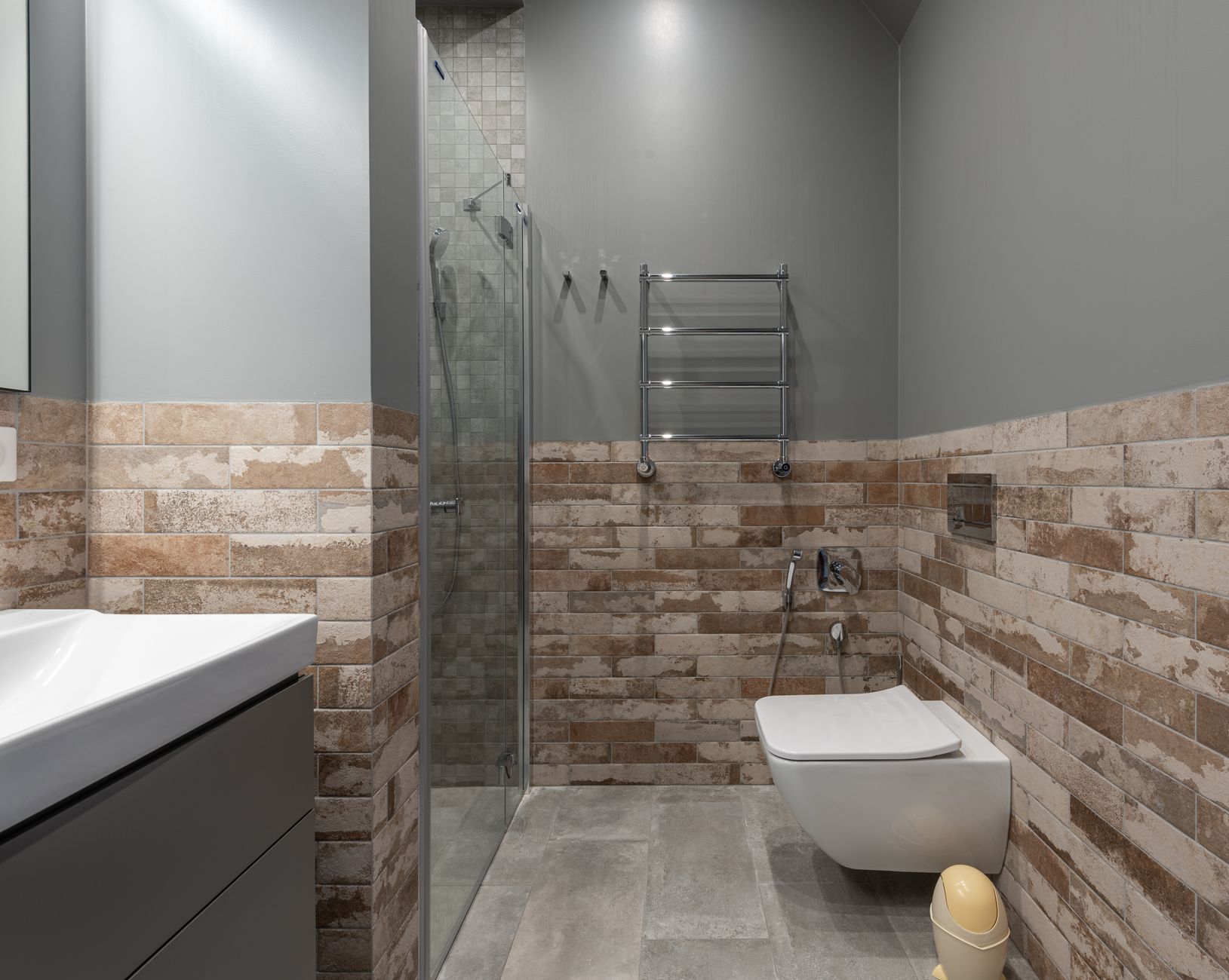 Tile repair and regrouting work