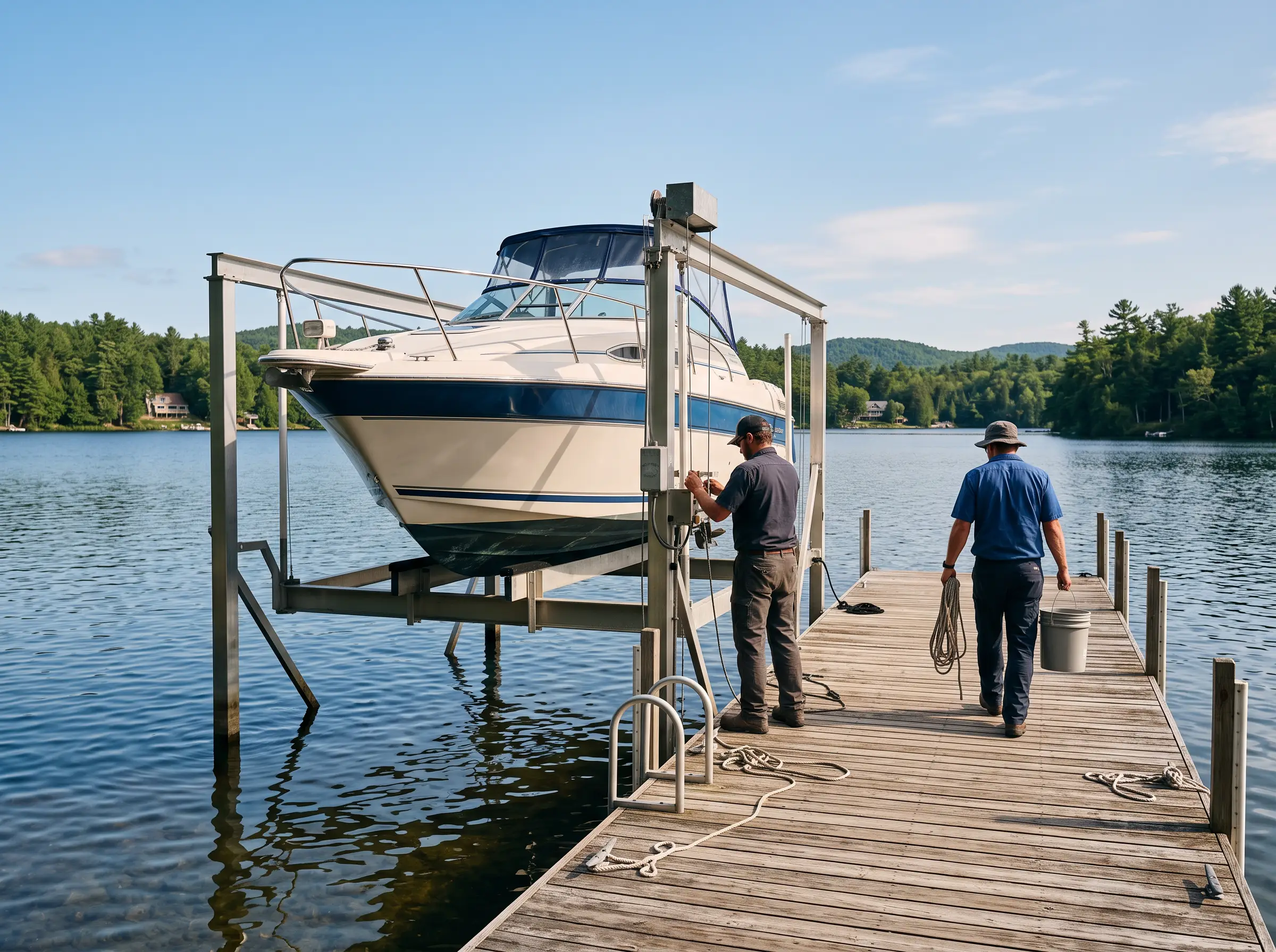 Dock repair and upgrade project