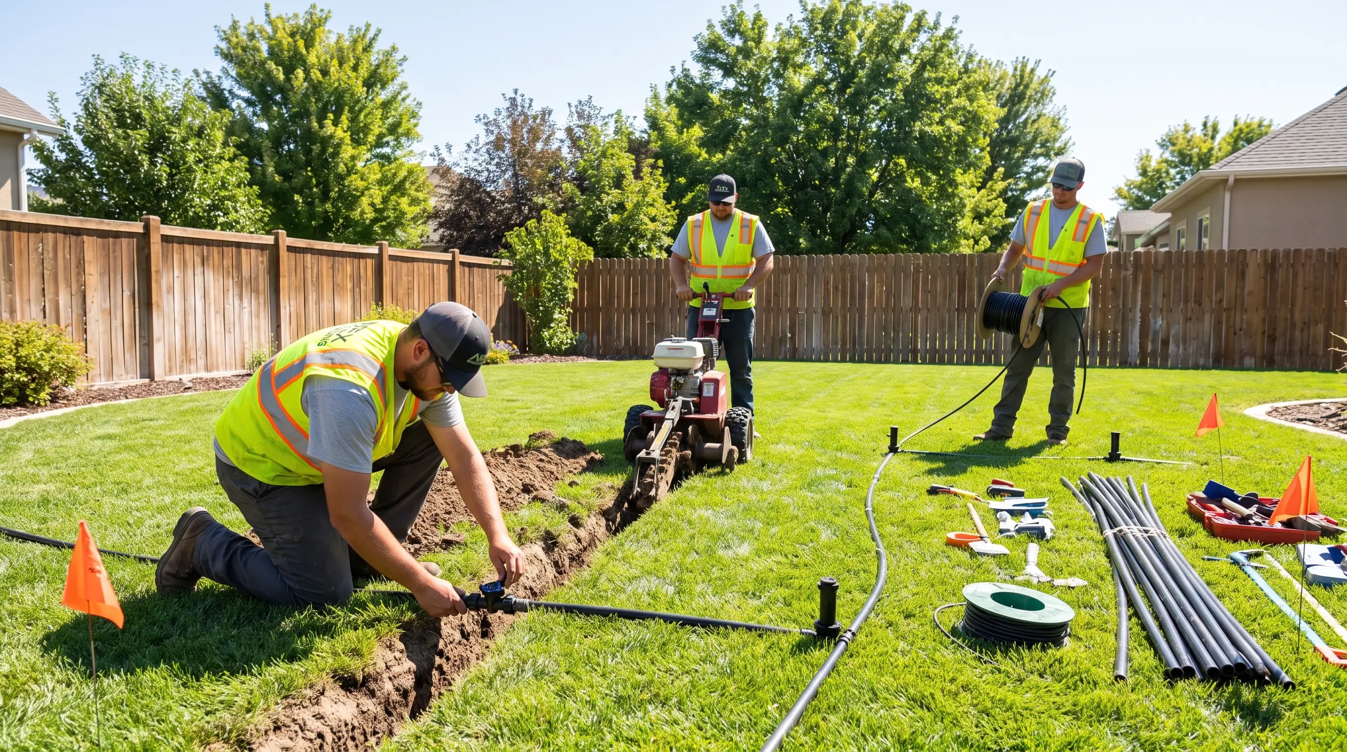 Landscape renovation and repair project