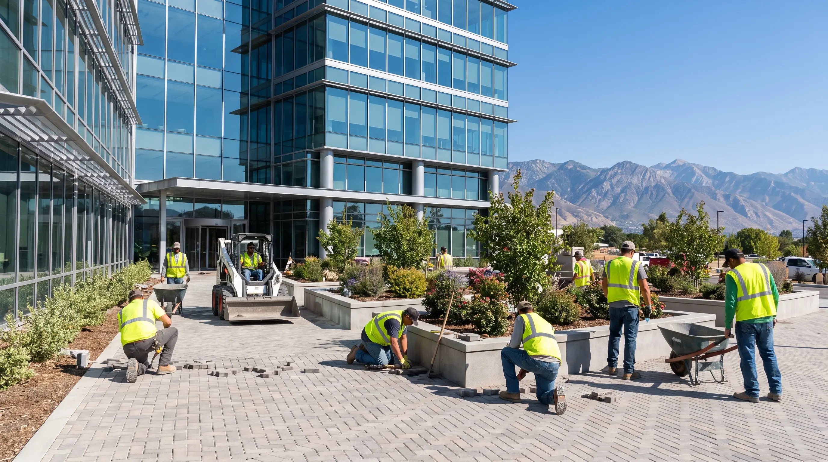 Commercial landscape project