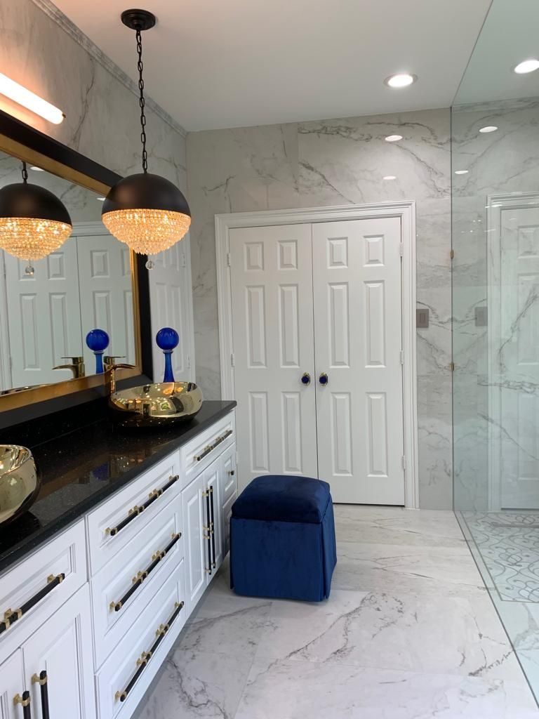 Bathroom remodel project