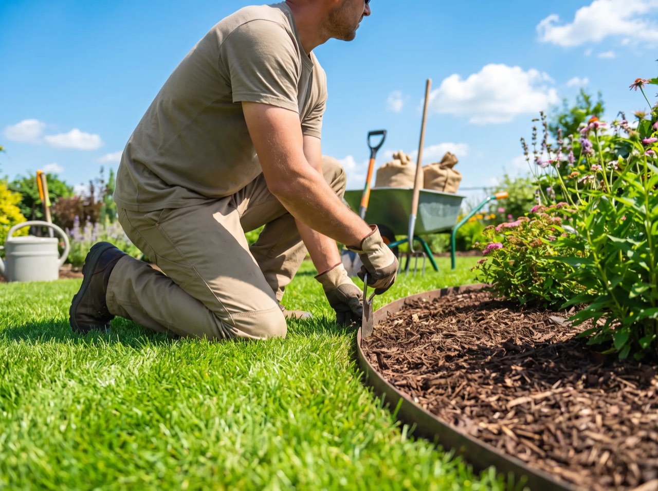 Forevergreen Landscaper Service crew on site