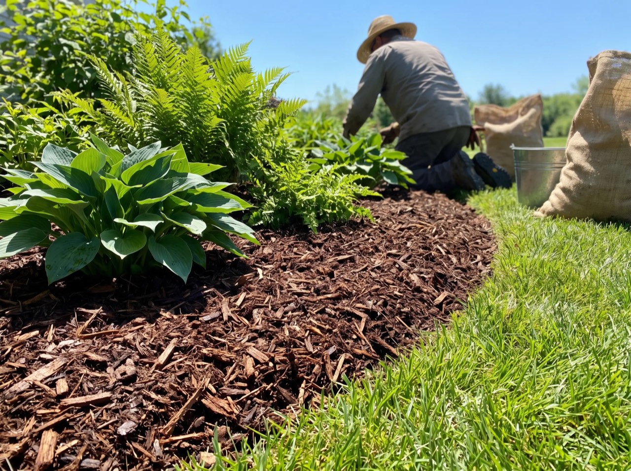 Forevergreen Landscaper Service crew on site
