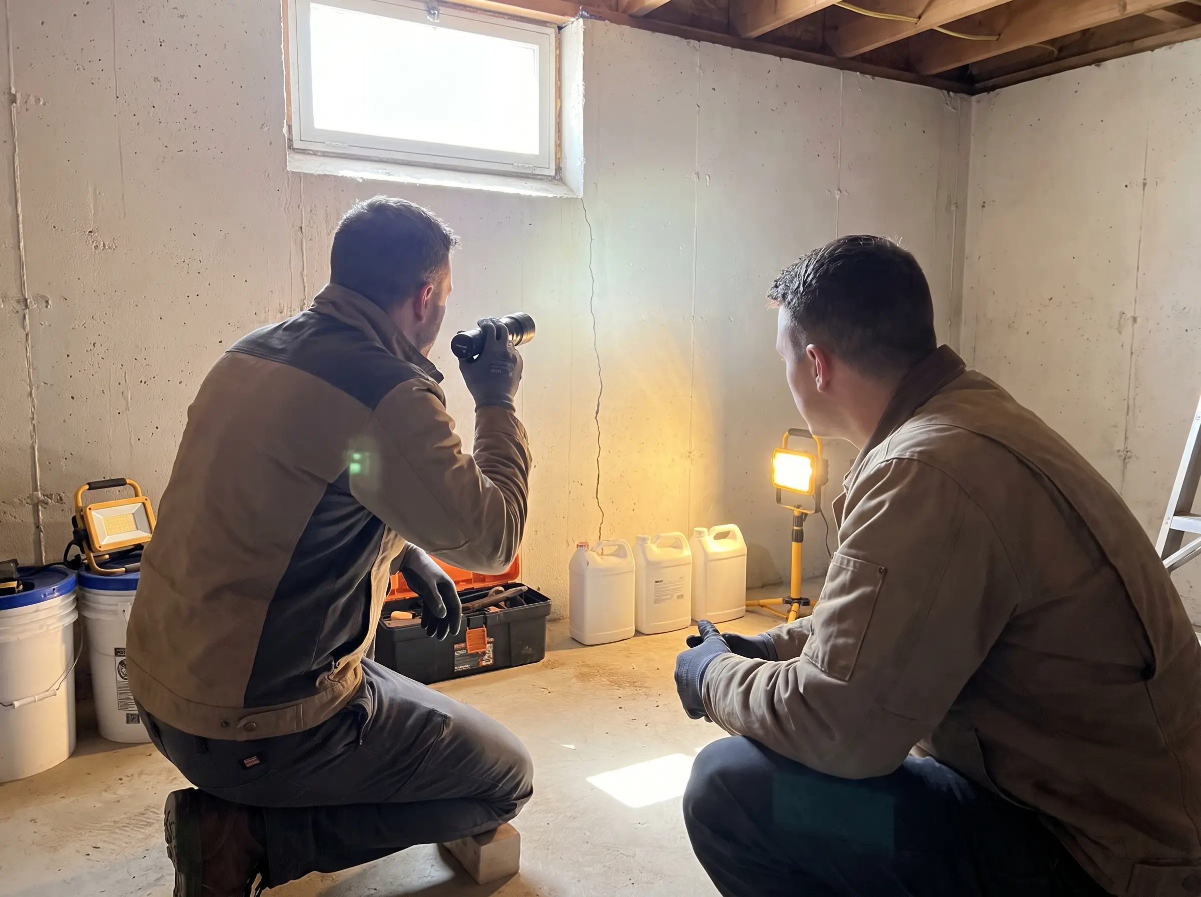 Crew on a jobsite