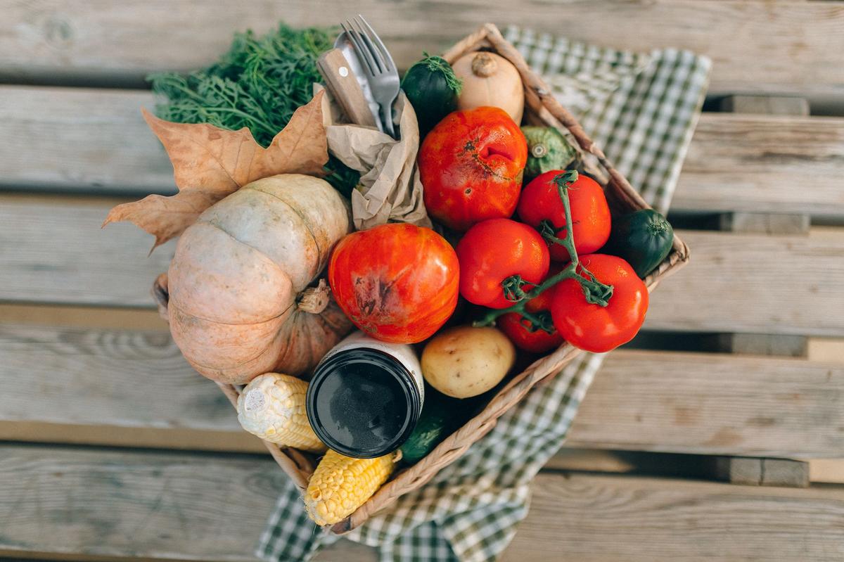 Fresh vegetables at Golden Diamond Farm Market