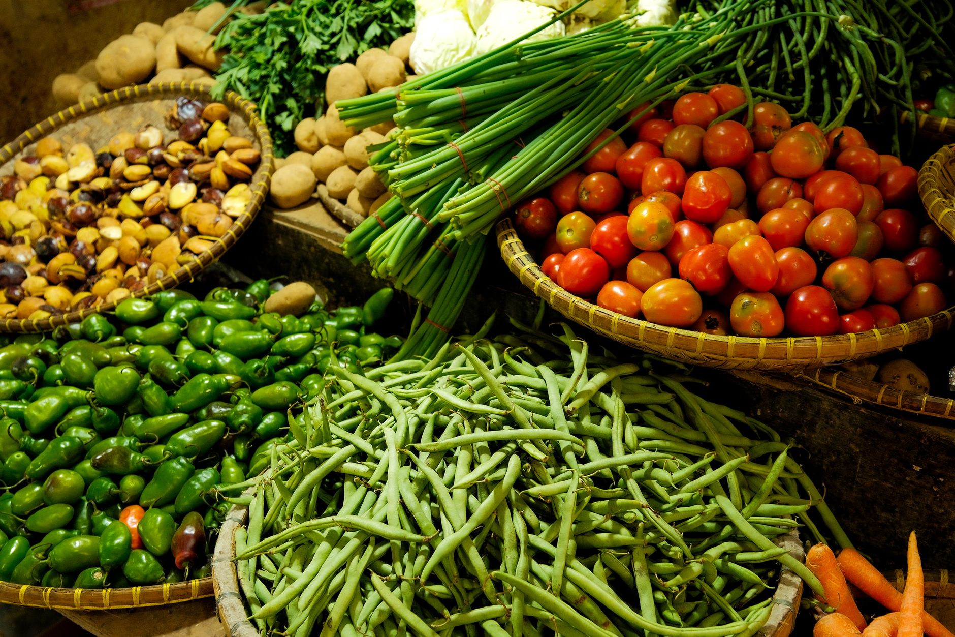 Fresh produce at Golden Diamond Farm Market