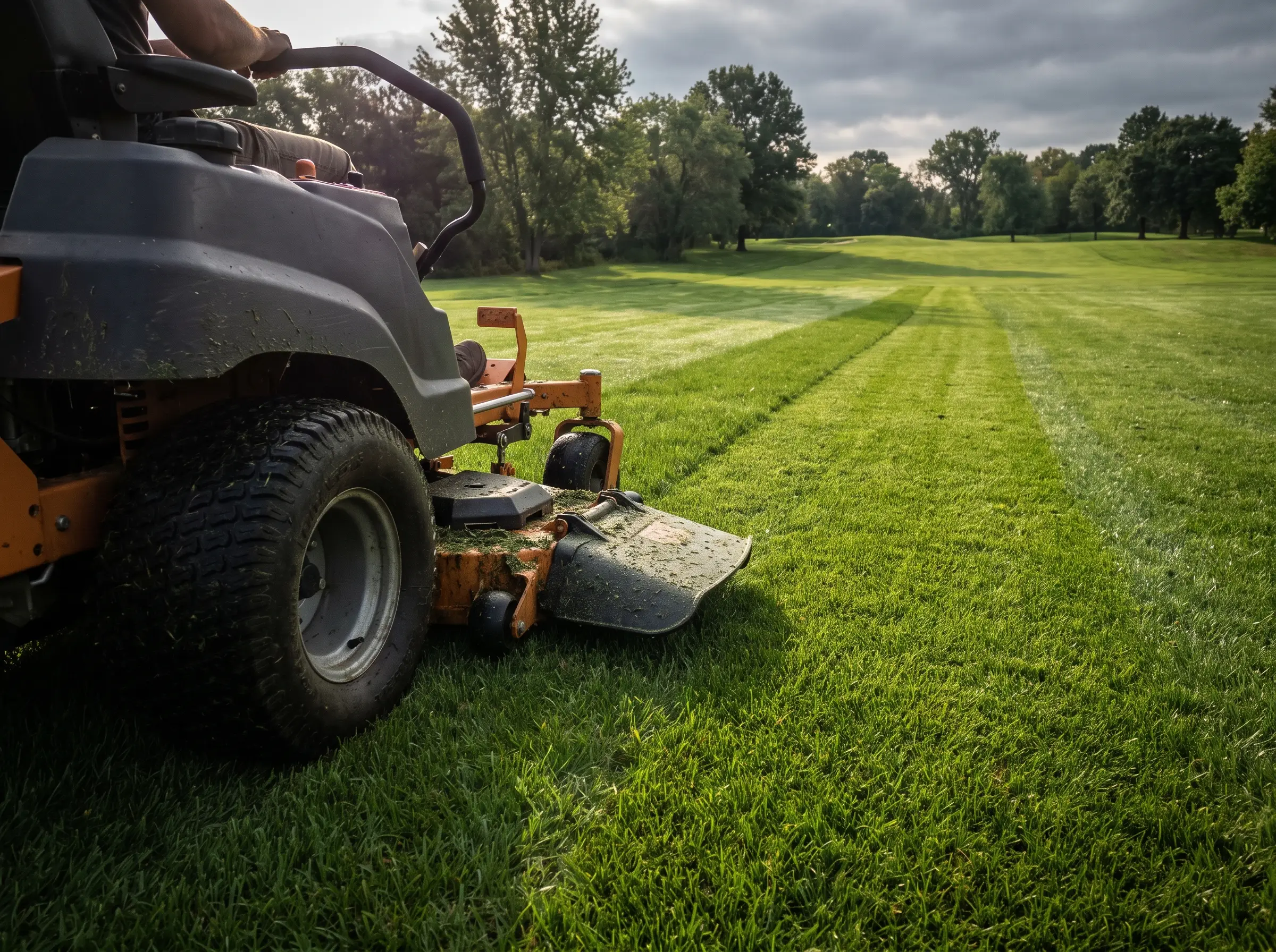 Lawn mowing and maintenance