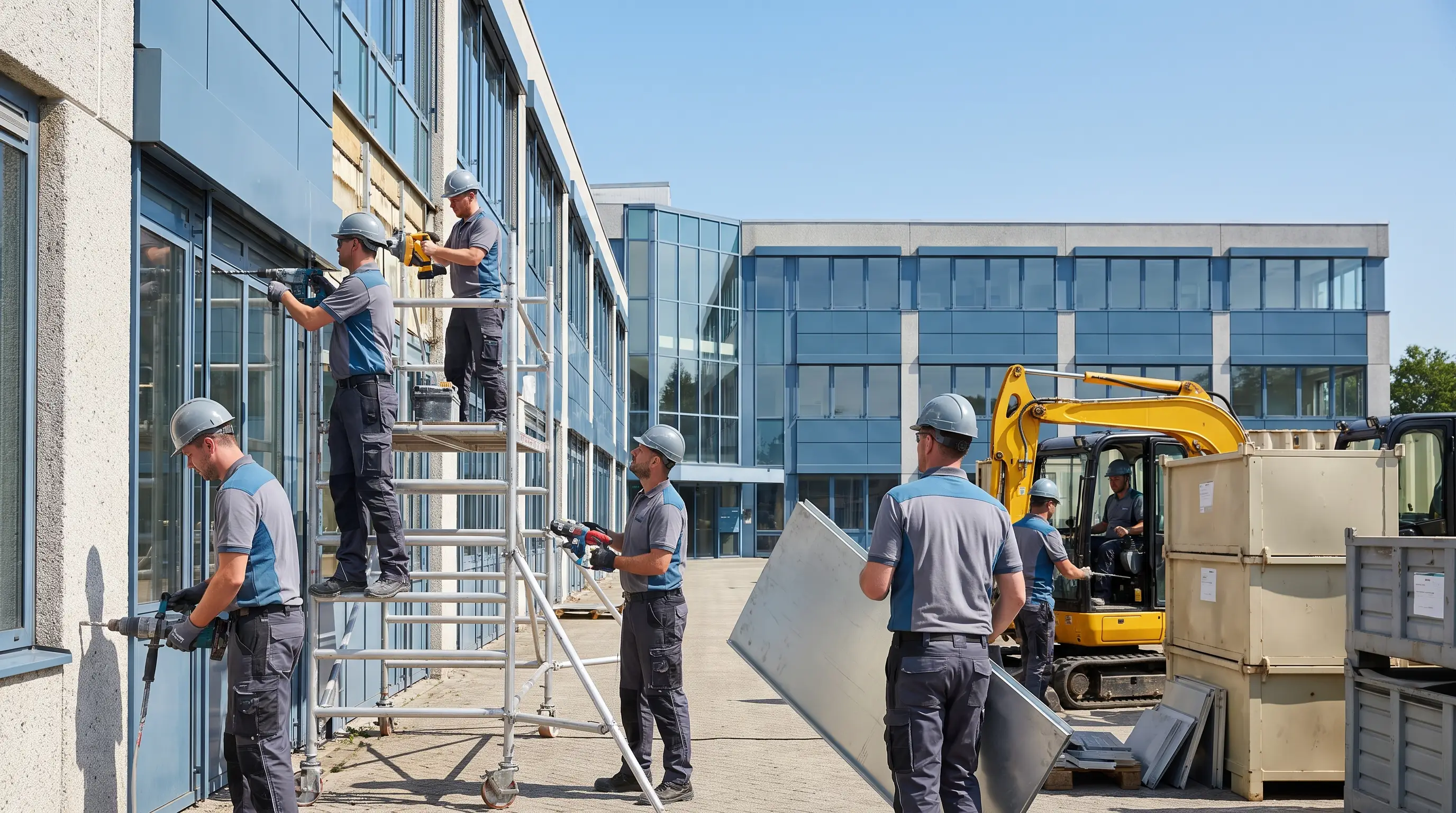 Commercial construction project
