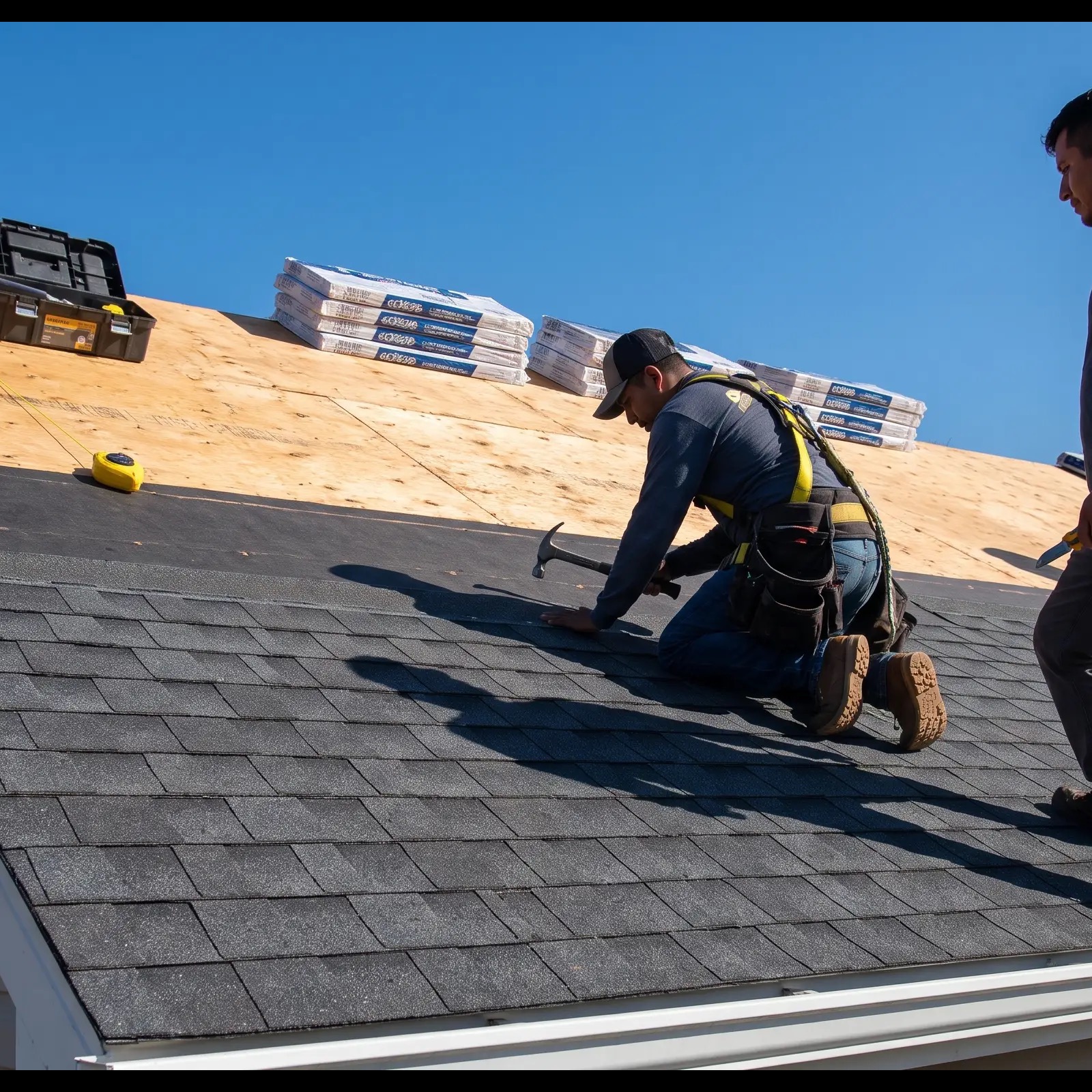 Finished roof