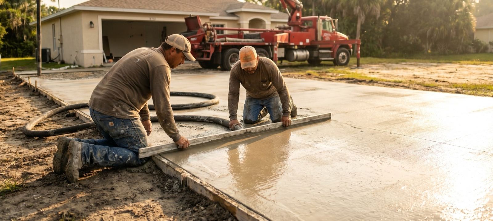 Construction crew on a jobsite