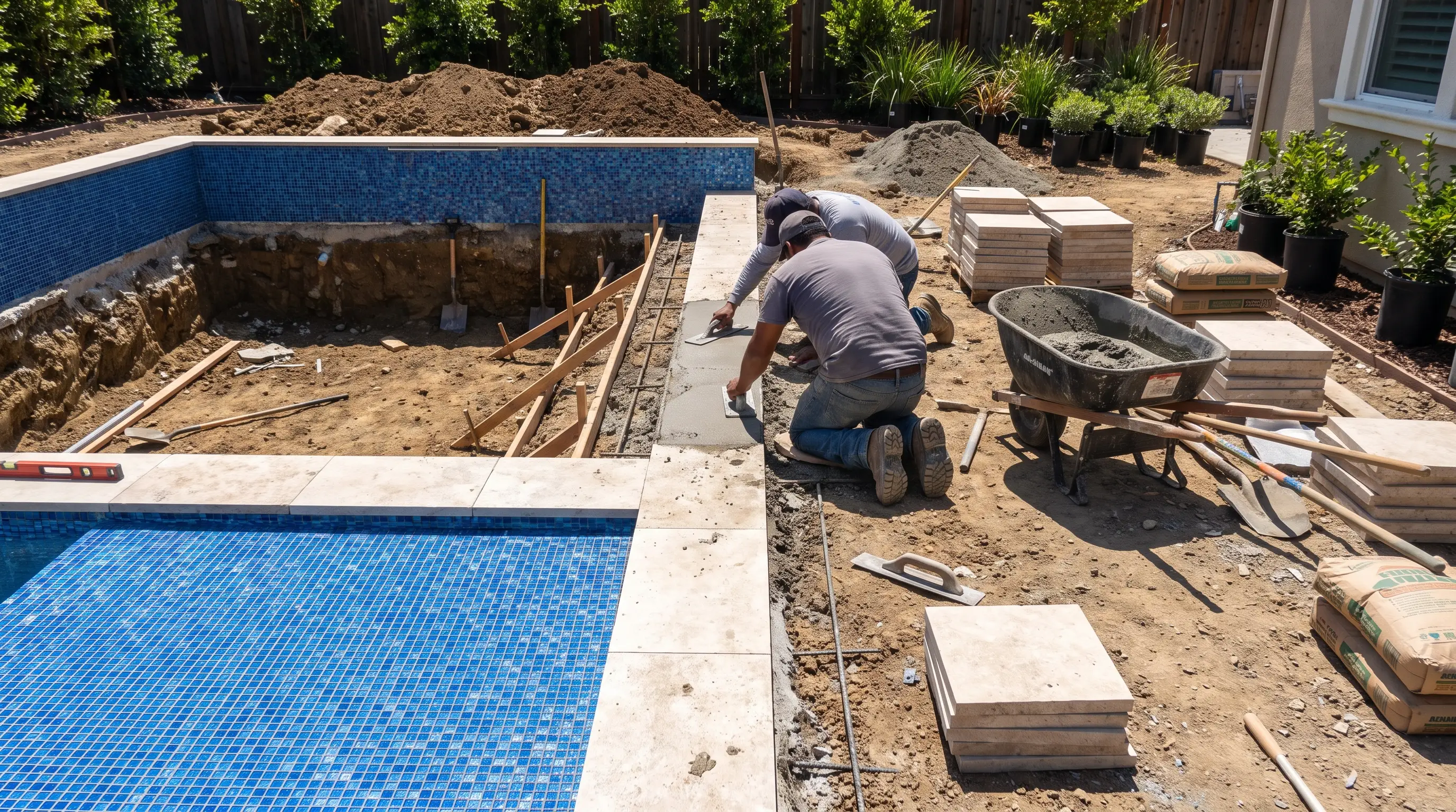 New pool installation