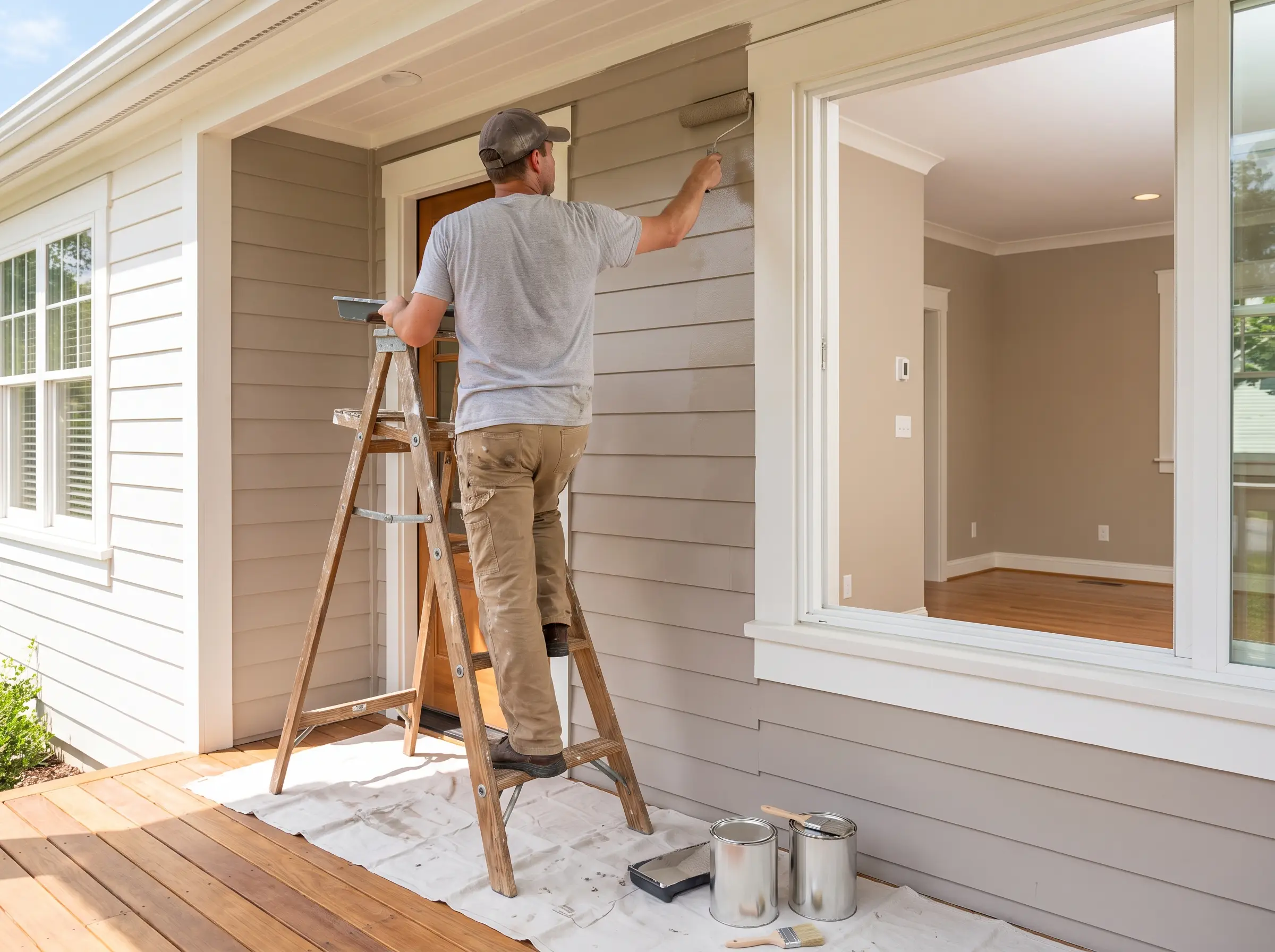 Commercial painting project