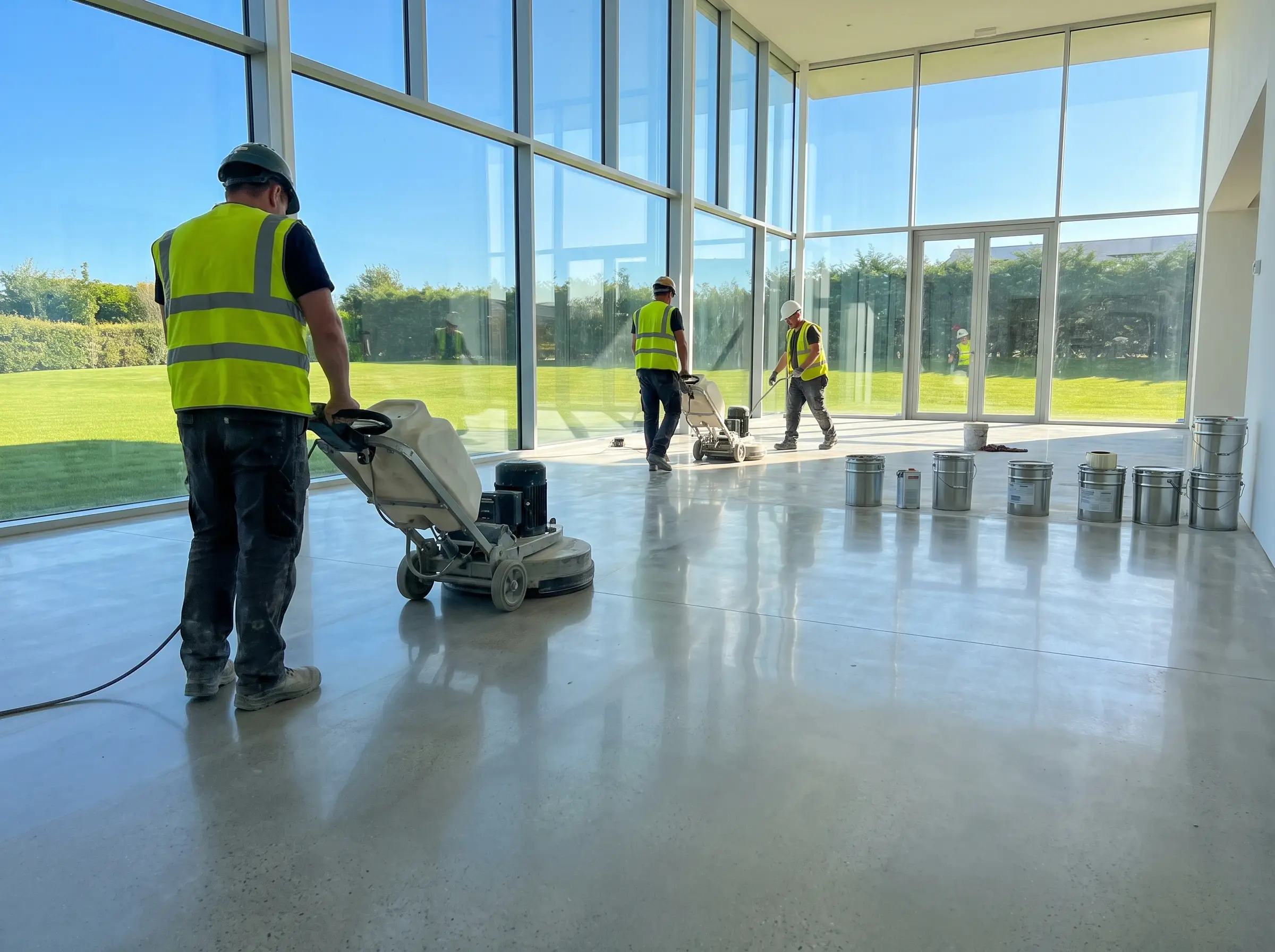 Crew on a jobsite