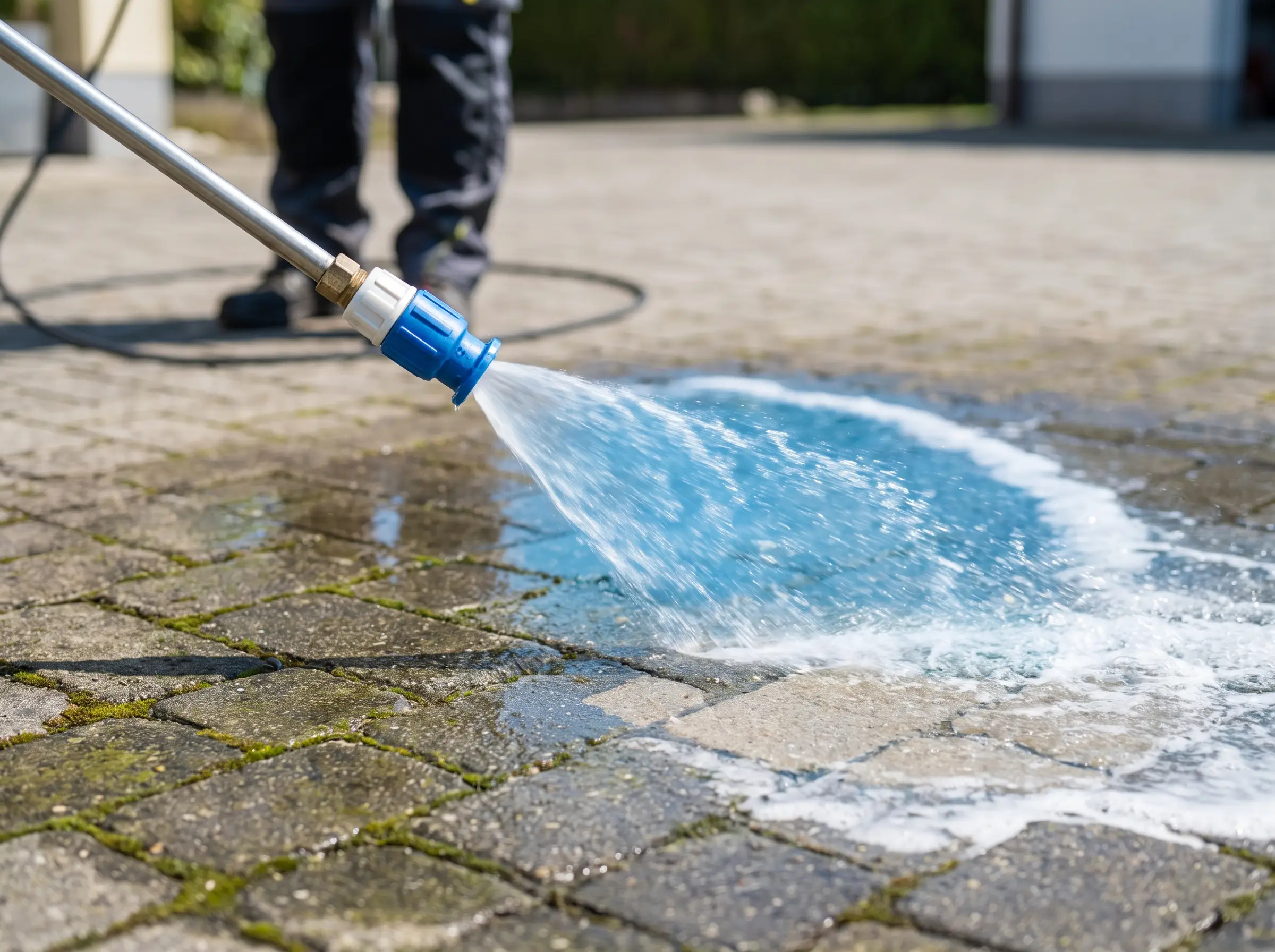 Roof and gutter washing
