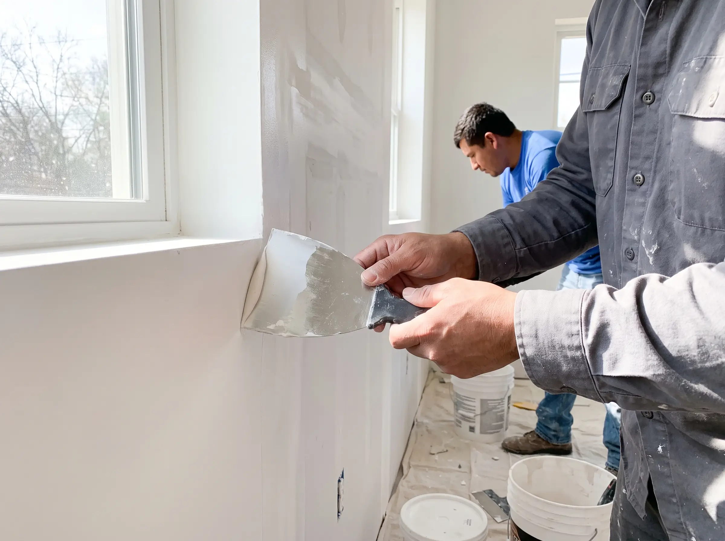New build stucco application