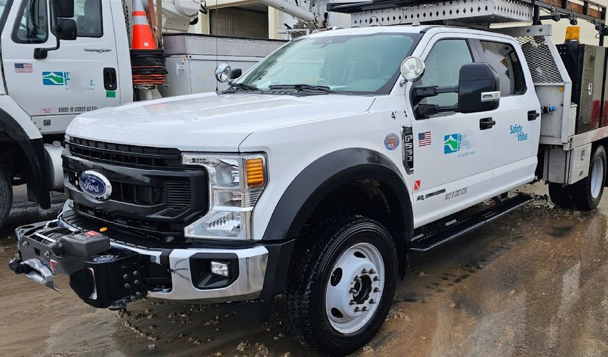 Northwest Commercial Sanitation fleet truck, cleaned