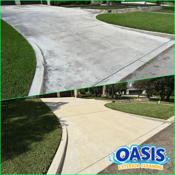 Finished residential exterior cleaning