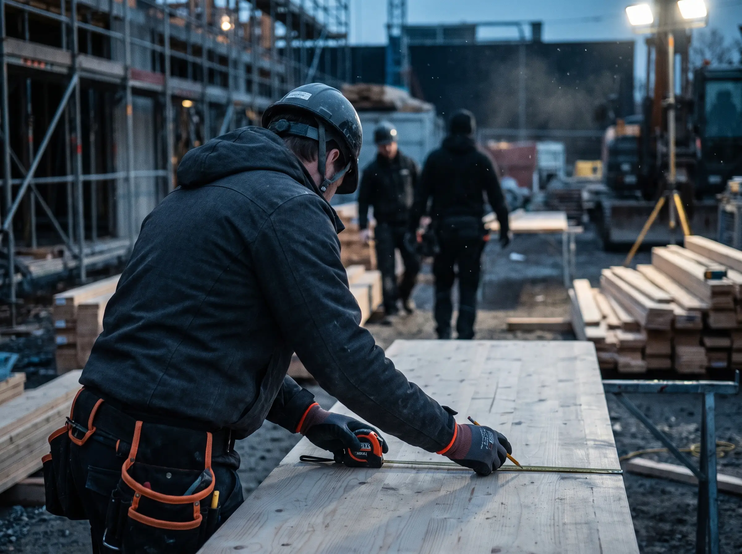 Crew on a jobsite