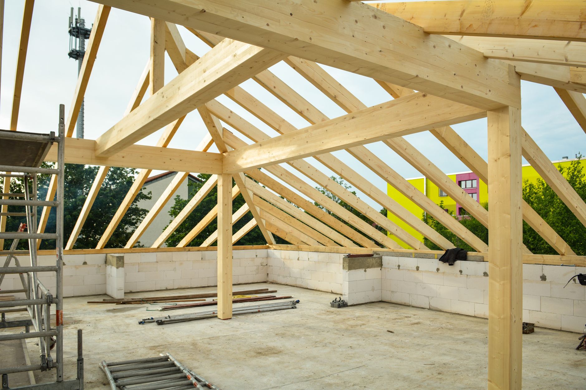 Carpenter on a jobsite