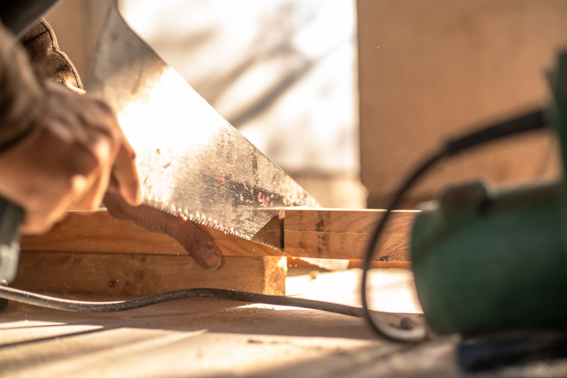 Carpentry crew on a jobsite
