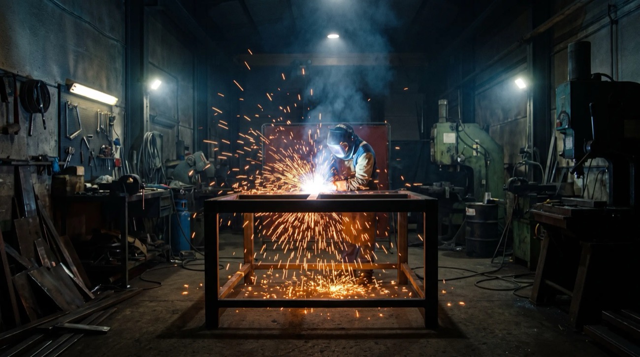 Welder on a jobsite