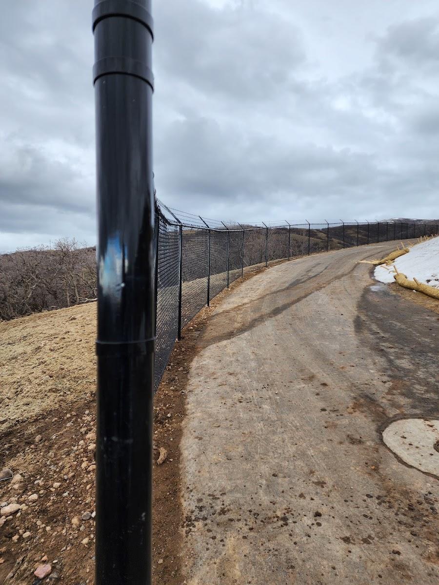Chain-link fencing installed by Roadhouse Fence