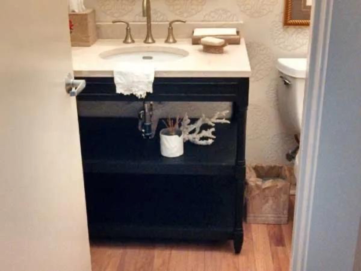 Bathroom vanity remodel