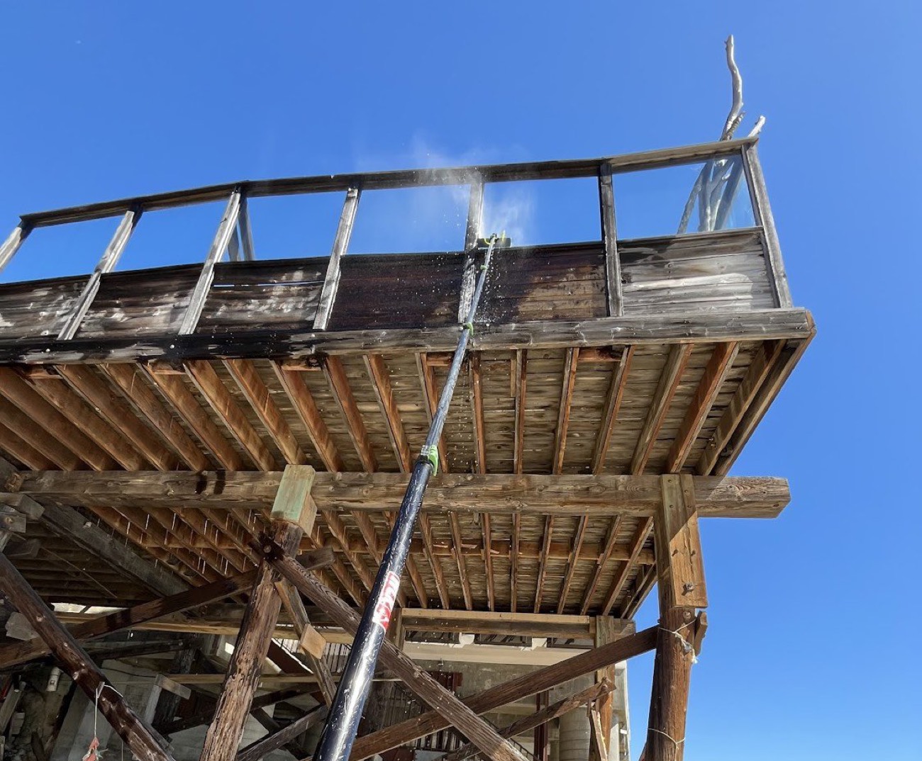 Pressure washing