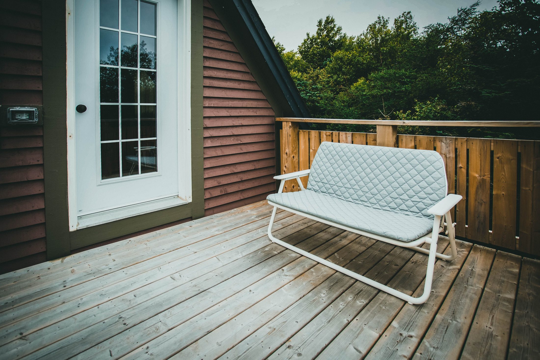 Finished residential deck