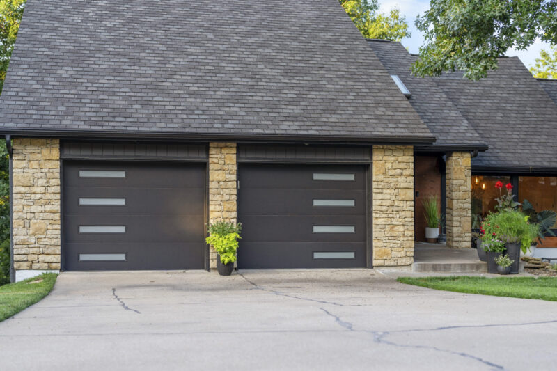 New garage door install