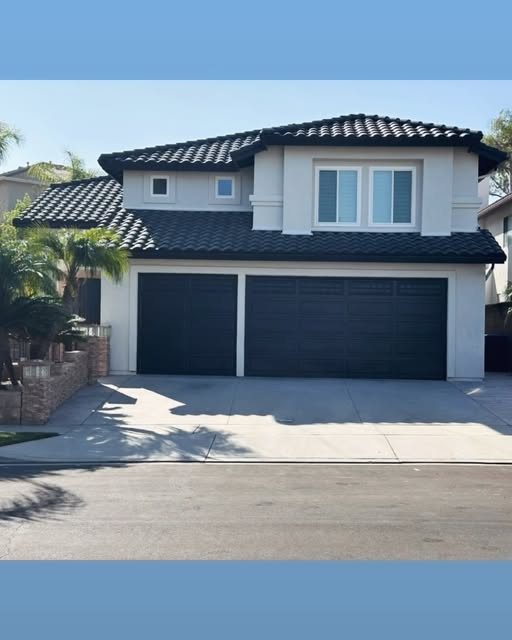 Freshly painted home exterior