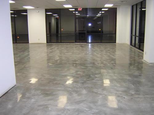 Concrete surface repaired and finished