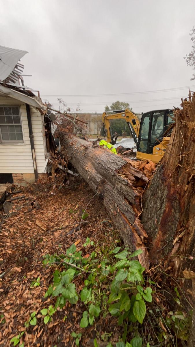 Debris cleared and hauled off after a demolition job