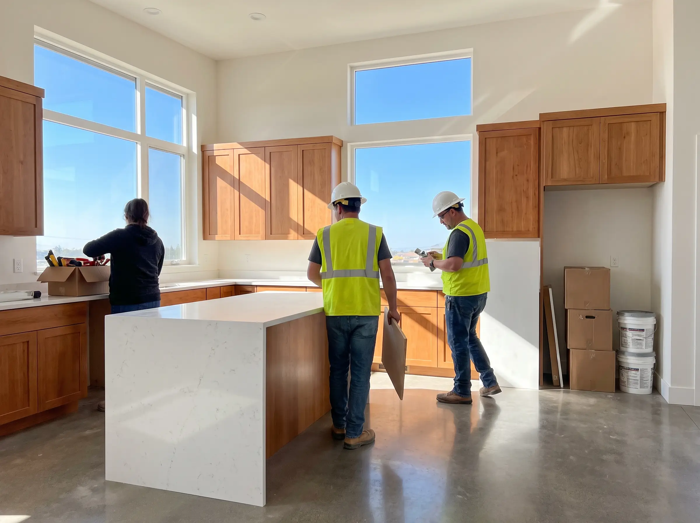 Crew on a jobsite