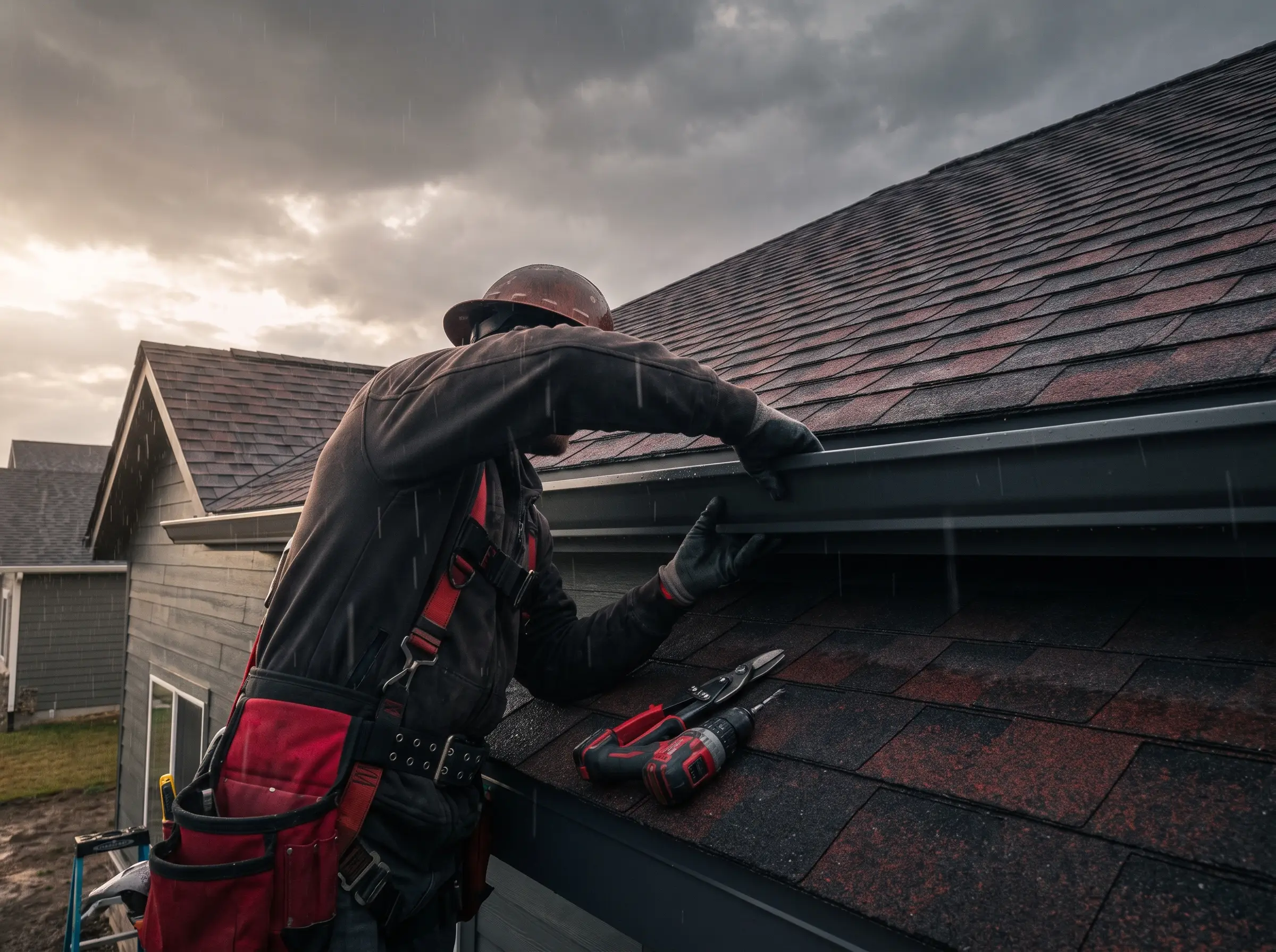 Commercial roofing project