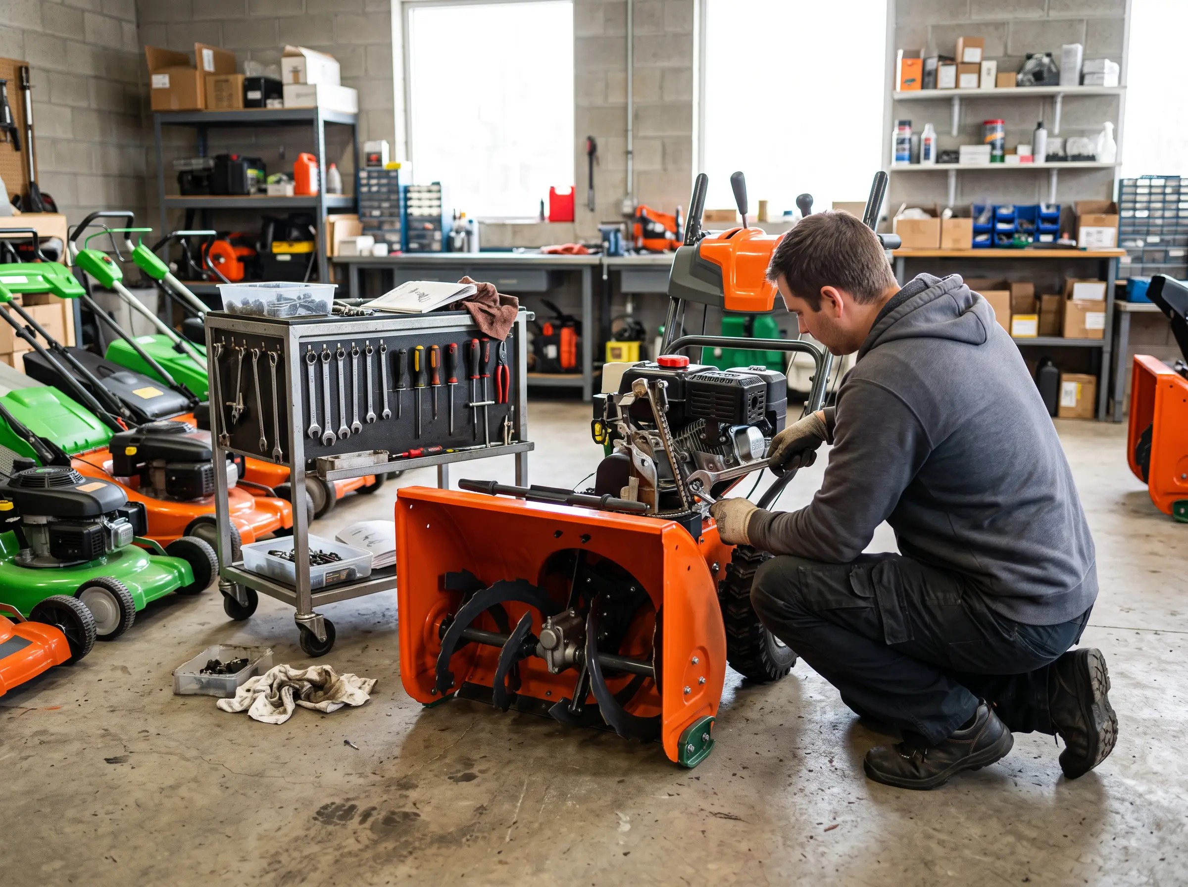 Chainsaw and string trimmer repair
