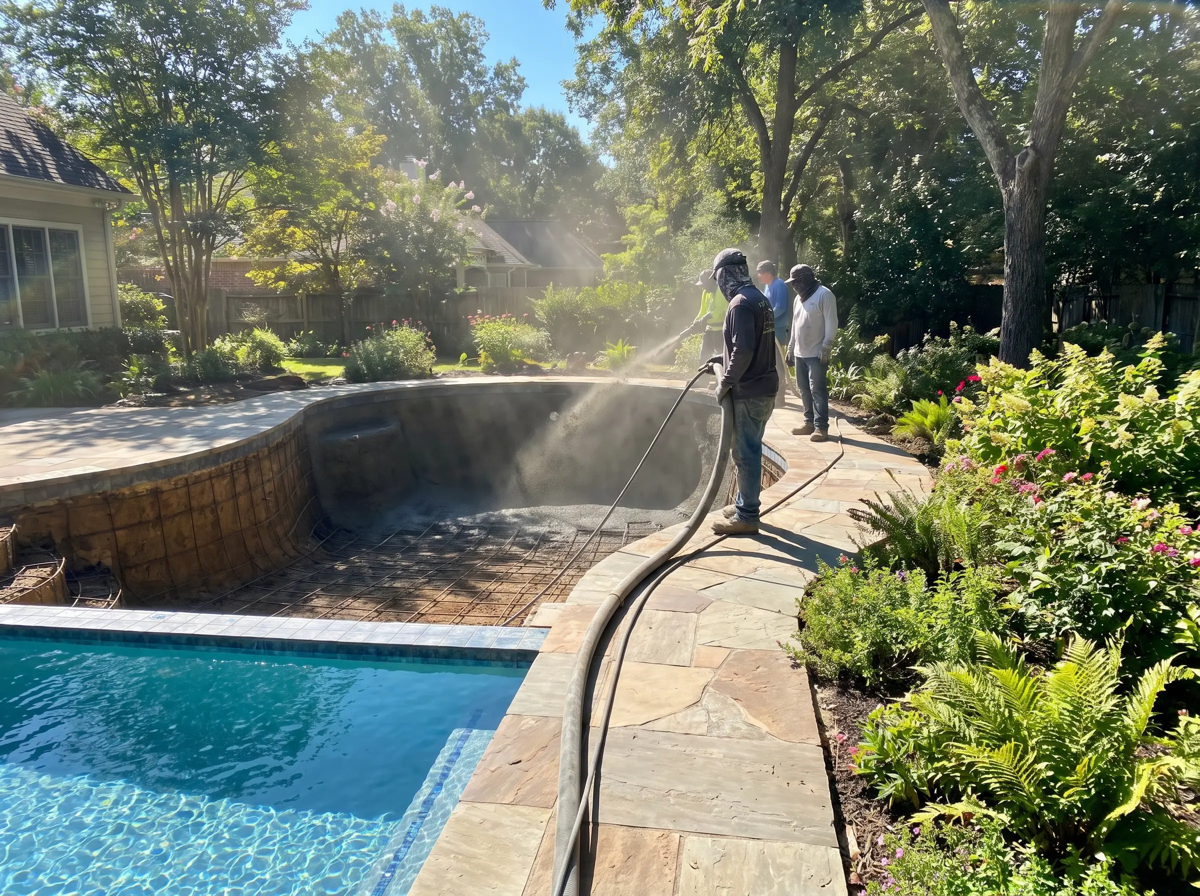 Finished pool remodel
